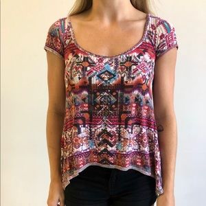 Flowing Patterned Top